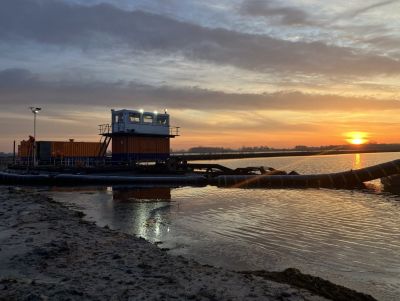 Ajax Van Oord sunset