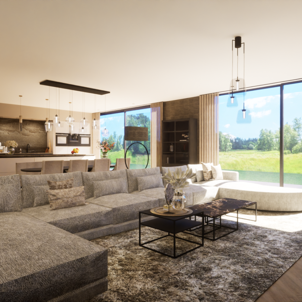 3d beeld 3D interieurontwerp