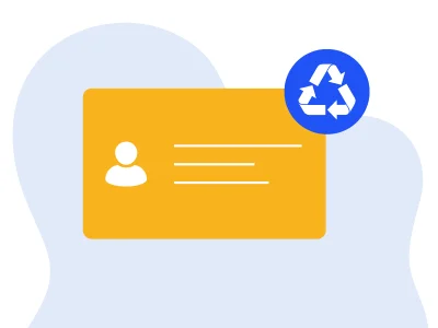 Milieuvriendelijke plastic kaarten