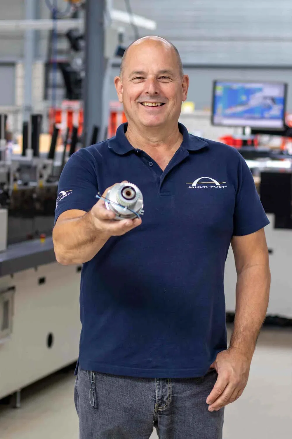 Jan Willem Korporaal met attribuut