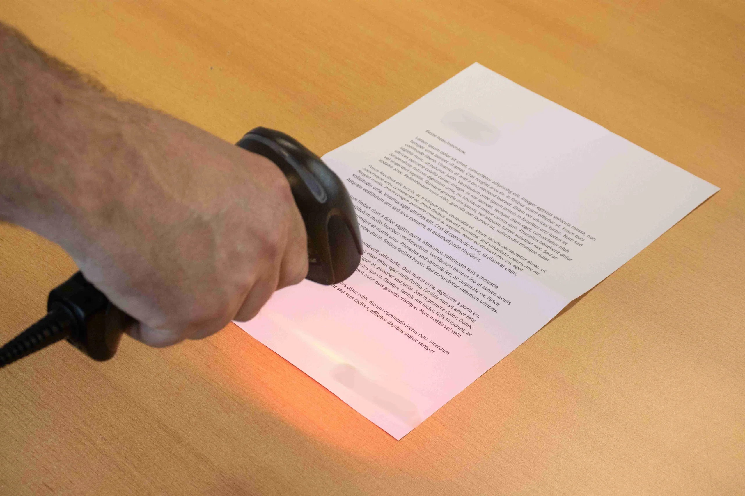 Binnenkomende post HybridMail Scannen van Binnenkomende Post