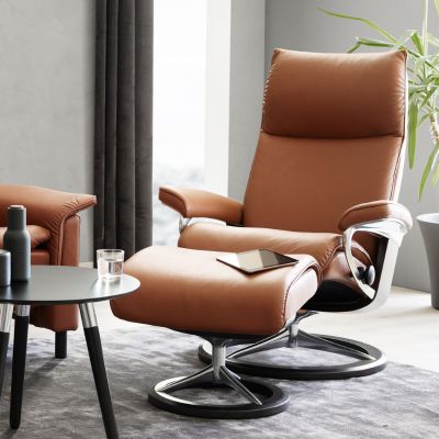 relaxfauteuil bruin