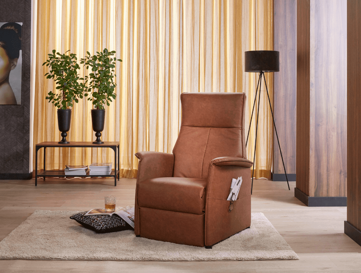 bruin relaxfauteuil