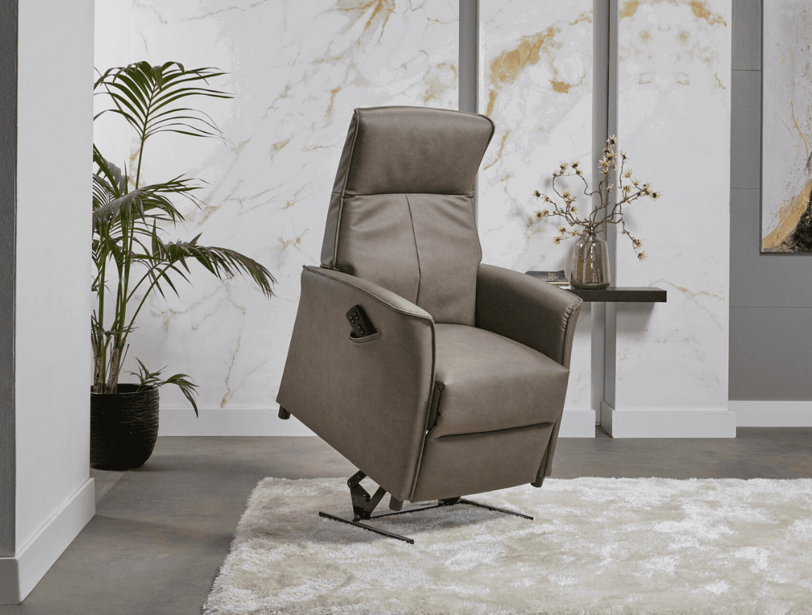 grijze relaxfauteuil