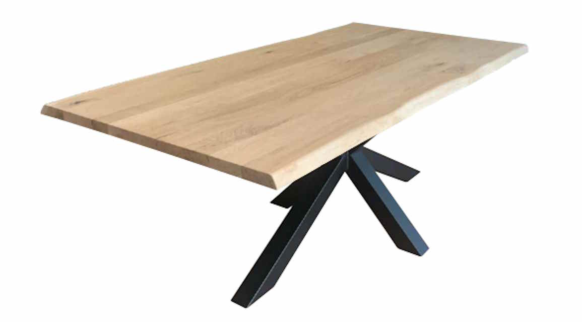 Nieuw eiken tafel opti-zit editted 2 moderne fauteuils
