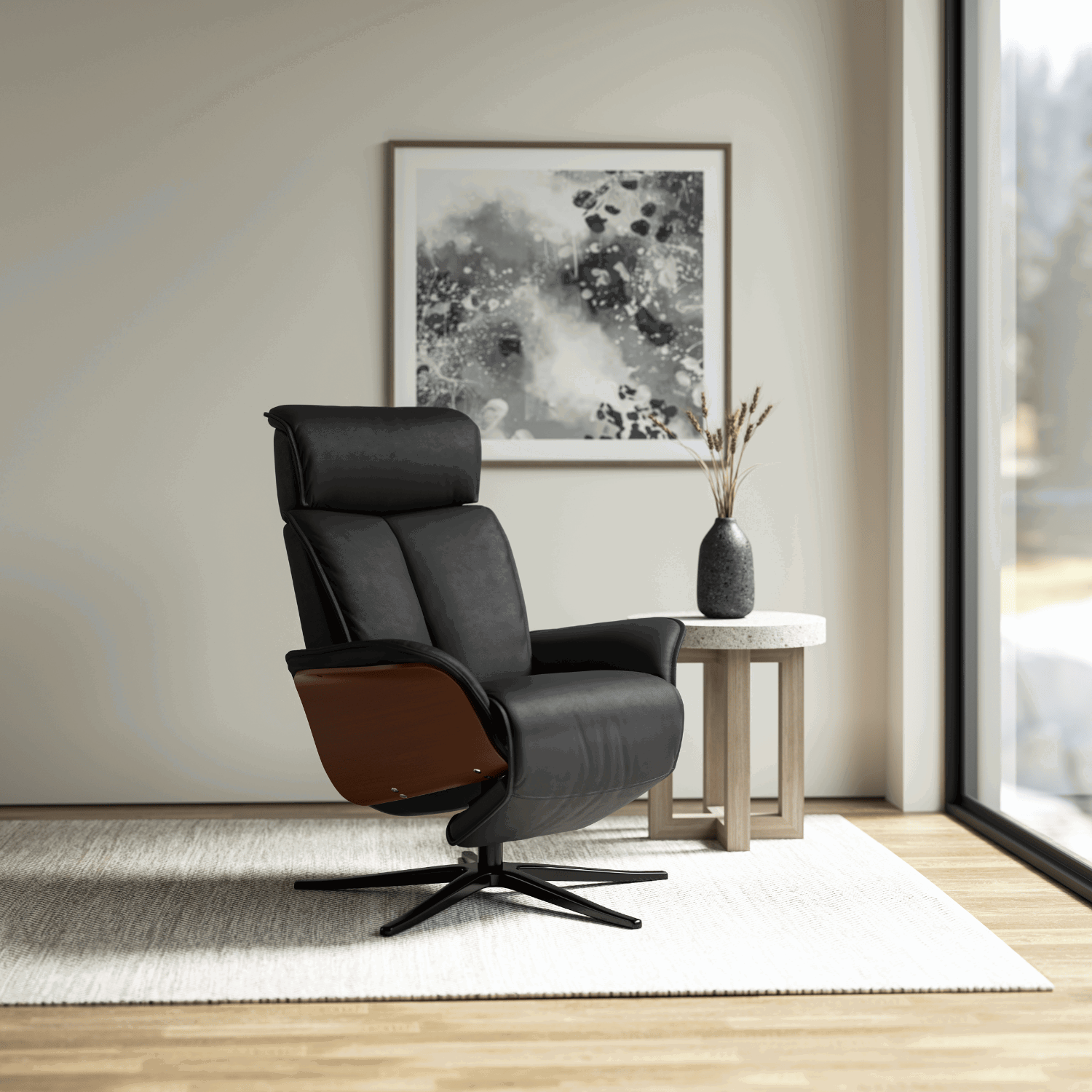 grijze sta op stoel 2