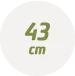 43cm