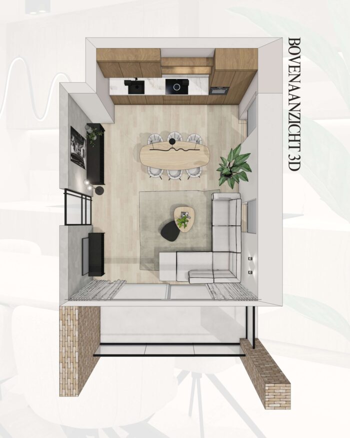 Interieurontwerp (max 30m²)